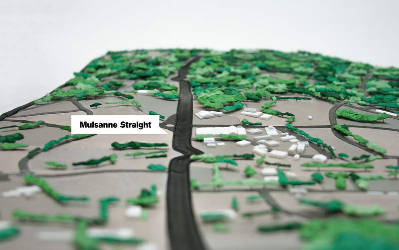 Illustration for article titled Feast Your Eyes on This Scale Model of Le Mans, Handcrafted Entirely Out of Leather